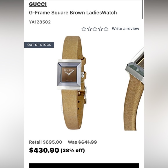NEW IN BOX Gucci Watch micro watch 90s Gucci - Picture 8 of 8